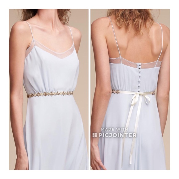 BHLDN Pearl Sash Bridal Lakshmi Belt Wedding - Picture 5 of 8